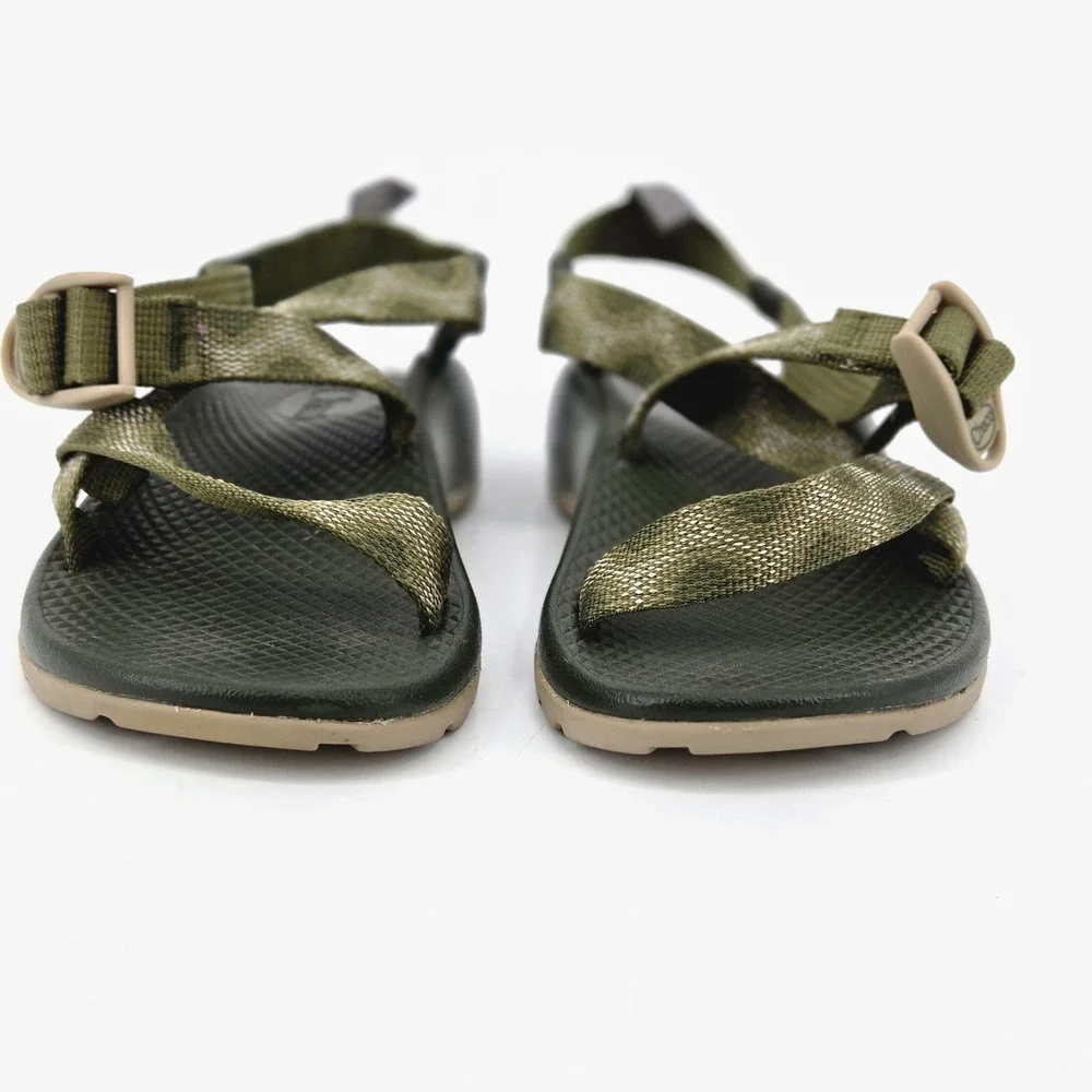 Chaco Z/1 Ecotread Avocado Green Athletic Hiking Strappy Sandals Kids Youth Sz 1
